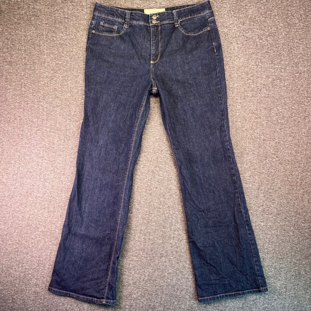 Sonoma Jeans Womens Size‎ 16A Blue Dark Wash Boot Cut Stretch Denim Life Style